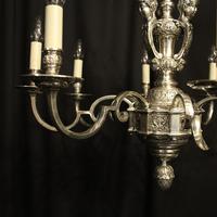 French Silver Gilded Cherub 8 Light Antique Chandelier (5 of 10) French Silver Gilded Cherub 8 Light Antique Chandelier (5 of 10)