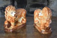 Large 19th Century Staffordshire Pottery Lions (5 of 10) Large 19th Century Staffordshire Pottery Lions (5 of 10)