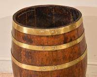 19th Century Oak & Brass Barrel / Stick Umbrella Stand (6 of 6) 19th Century Oak & Brass Barrel / Stick Umbrella Stand (6 of 6)