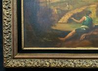 HUGE '17thc Old Master Manner' Original signed Italianate Landscape Oil Painting (13 of 16) HUGE '17thc Old Master Manner' Original signed Italianate Landscape Oil Painting (13 of 16)