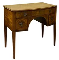 George III Mahogany Bowfronted Dressing Table c1780 (7 of 7) George III Mahogany Bowfronted Dressing Table c1780 (7 of 7)