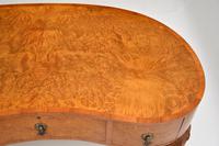 Antique Burr Walnut Kidney Shaped Desk or Dressing Table by Waring & Gillows (9 of 12) Antique Burr Walnut Kidney Shaped Desk or Dressing Table by Waring & Gillows (9 of 12)