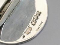 Cased Set of 4 Edwardian Silver & Enamel English Game Menu Holders by Sampson Mordan, Chester, 1904 (14 of 15) Cased Set of 4 Edwardian Silver & Enamel English Game Menu Holders by Sampson Mordan, Chester, 1904 (14 of 15)