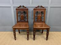 Good Pair of Victorian Walnut Hall Chairs (3 of 13) Good Pair of Victorian Walnut Hall Chairs (3 of 13)