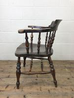 Antique Beech & Elm Smoker’s Bow Armchair (8 of 9) Antique Beech & Elm Smoker’s Bow Armchair (8 of 9)