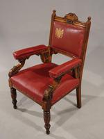 Finely Carved Late 19th Century Civic Armchair (6 of 8) Finely Carved Late 19th Century Civic Armchair (6 of 8)