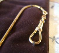 Vintage Pocket Watch Chain 1970s 12ct Gold Plated with Ornate Button Fob Nos (9 of 10) Vintage Pocket Watch Chain 1970s 12ct Gold Plated with Ornate Button Fob Nos (9 of 10)