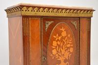 Antique French Inlaid Marquetry Marble Top Cabinet (9 of 9) Antique French Inlaid Marquetry Marble Top Cabinet (9 of 9)