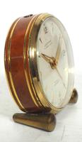 Antique Travelling Mantel Clock with Original Leather Outer Case 8-Day Mantel Clock by Looping with 7 Jewels (2 of 9) Antique Travelling Mantel Clock with Original Leather Outer Case 8-Day Mantel Clock by Looping with 7 Jewels (2 of 9)
