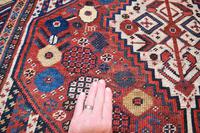 Antique Khamseh tribal rug 217x124cm (9 of 10) Antique Khamseh tribal rug 217x124cm (9 of 10)