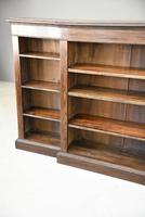 Antique Oak Breakfront Bookcase (9 of 11) Antique Oak Breakfront Bookcase (9 of 11)
