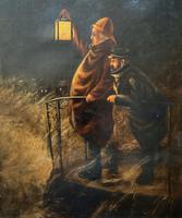 Newlyn School? Fab 19th Century Fishermen in Rough Seas Oil Portrait Painting (3 of 16) Newlyn School? Fab 19th Century Fishermen in Rough Seas Oil Portrait Painting (3 of 16)