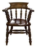 Substantial Ash, Elm & Beech Smokers Bow / Desk Chair (4 of 7) Substantial Ash, Elm & Beech Smokers Bow / Desk Chair (4 of 7)