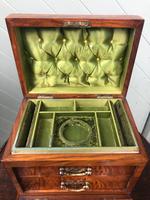 Antique Burr Walnut Ladies Jewellery Box (8 of 9) Antique Burr Walnut Ladies Jewellery Box (8 of 9)
