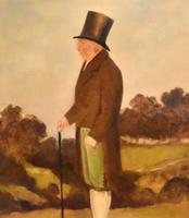 English Naive Oil Painting of Gentleman (4 of 7) English Naive Oil Painting of Gentleman (4 of 7)