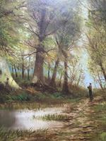 'John Williamson' Superb Woodland Landscape Oil Painting (6 of 11) 'John Williamson' Superb Woodland Landscape Oil Painting (6 of 11)