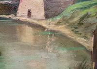 Large Early 1900s North African Cityscape with Mosque Oil Painting on Canvas (6 of 15) Large Early 1900s North African Cityscape with Mosque Oil Painting on Canvas (6 of 15)