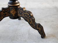 19th Century Napoleon III Chinoiserie Tilt-Top Occasional Table (4 of 8) 19th Century Napoleon III Chinoiserie Tilt-Top Occasional Table (4 of 8)