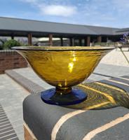 1965 Bohemian (Czech) Glass Art Bowl by Josef Hospodka