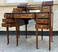 Maple & Co - Stunning Edwardian Marquetry Rosewood Library Writing Table Desk (3 of 15) Maple & Co - Stunning Edwardian Marquetry Rosewood Library Writing Table Desk (3 of 15)