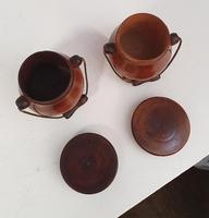 Lovely Pair of Georgian Treen Spice Pots (5 of 6) Lovely Pair of Georgian Treen Spice Pots (5 of 6)