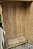 Large Old Pine 1 Door Food Cupboard / Linen / Kitchen / Larder / Wardrobe - We Deliver! (11 of 12) Large Old Pine 1 Door Food Cupboard / Linen / Kitchen / Larder / Wardrobe - We Deliver! (11 of 12)