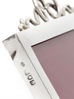 Edwardian Silver Picture Frame with a Plain Mount and Thick Gauge Applied Scrolling (3 of 4) Edwardian Silver Picture Frame with a Plain Mount and Thick Gauge Applied Scrolling (3 of 4)