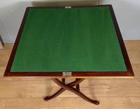 Antique Mahogany Folding Games Coaching Table (10 of 10) Antique Mahogany Folding Games Coaching Table (10 of 10)