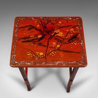 Antique Nest of 3 Occasional Side Tables, Oriental, Japanned, Victorian c.1900 (10 of 12) Antique Nest of 3 Occasional Side Tables, Oriental, Japanned, Victorian c.1900 (10 of 12)