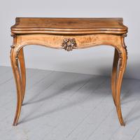 French Victorian Yew & Rosewood Fold-over Card Table / Games Table (6 of 11) French Victorian Yew & Rosewood Fold-over Card Table / Games Table (6 of 11)