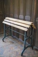 Antique Wrough Iron French Saddle Rack Antique Wrough Iron French Saddle Rack
