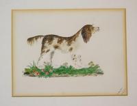 Charming Antique Watercolour of Spaniel Embossed (3 of 4) Charming Antique Watercolour of Spaniel Embossed (3 of 4)