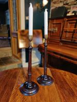 19th Century Wooden Turned Candlesticks (4 of 8) 19th Century Wooden Turned Candlesticks (4 of 8)