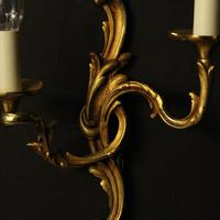 French Pair Of Gilded Bronze Antique Wall Lights (5 of 10) French Pair Of Gilded Bronze Antique Wall Lights (5 of 10)