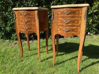 Pair of French Marquetry Bedside Tables (8 of 8) Pair of French Marquetry Bedside Tables (8 of 8)
