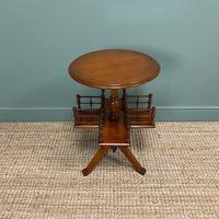Antique Walnut Revolving Victorian Bookstand Table (4 of 6) Antique Walnut Revolving Victorian Bookstand Table (4 of 6)