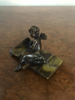 Quality Antique Bronze Cupid Figure Signed Ferrand (2 of 4) Quality Antique Bronze Cupid Figure Signed Ferrand (2 of 4)
