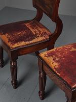Rare Pair of Brass Inlaid Mahogany & Leather Library Chairs (10 of 19) Rare Pair of Brass Inlaid Mahogany & Leather Library Chairs (10 of 19)