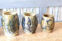 Scottish Pottery Slipware Barrel Storage Jars x4 (15 of 35) Scottish Pottery Slipware Barrel Storage Jars x4 (15 of 35)