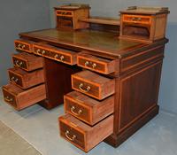 Mahogany Pedestal Desk (5 of 5) Mahogany Pedestal Desk (5 of 5)
