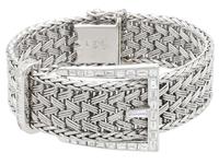 1.50ct Diamond & 18ct White Gold Bracelet - Vintage French c.1940 (5 of 10) 1.50ct Diamond & 18ct White Gold Bracelet - Vintage French c.1940 (5 of 10)