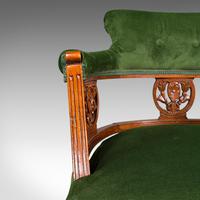 Antique Tub Chair, English, Velvet, Mahogany, Elbow, Seat, Edwardian c.1910 (11 of 12) Antique Tub Chair, English, Velvet, Mahogany, Elbow, Seat, Edwardian c.1910 (11 of 12)