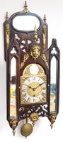 Very Rare English Fusee 5 Inch Dial Wall Clock Mahogany Gothic Ormolu Wall Clock by James Parker Cambridge (6 of 12) Very Rare English Fusee 5 Inch Dial Wall Clock Mahogany Gothic Ormolu Wall Clock by James Parker Cambridge (6 of 12)