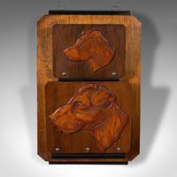 Antique Decorative Dog Letter Rack, English, Mahogany, Oak, Wall, Edwardian (2 of 8) Antique Decorative Dog Letter Rack, English, Mahogany, Oak, Wall, Edwardian (2 of 8)