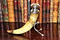 Fine & Decorative Horn & Silver Victorian Candlestick (2 of 7) Fine & Decorative Horn & Silver Victorian Candlestick (2 of 7)