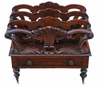 Regency Rosewood Canterbury Magazine Rack c.1820 (2 of 9) Regency Rosewood Canterbury Magazine Rack c.1820 (2 of 9)