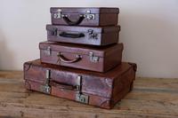 Small Vintage Leather Suitcase (3 of 10) Small Vintage Leather Suitcase (3 of 10)