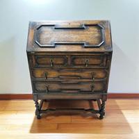 Antique Oak Bureau / Presentation Desk Dated 1920 (1 of 10)