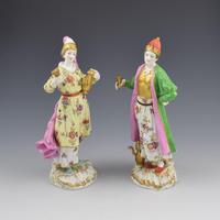 Pair of Samson Porcelain Figures of Ottomans / Turks after Meissen (2 of 13) Pair of Samson Porcelain Figures of Ottomans / Turks after Meissen (2 of 13)