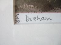 Norman Wade: L/e Screenprint of Durham at Night, Featuring the Cathedral, Dated 1976 (4 of 5) Norman Wade: L/e Screenprint of Durham at Night, Featuring the Cathedral, Dated 1976 (4 of 5)